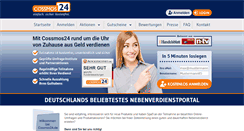 Desktop Screenshot of cossmos24.de