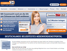 Tablet Screenshot of cossmos24.de
